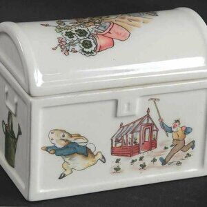 Beatrix Potter Wedgwood Peter Rabbit Treasure Chest New No Box by Wedgwood